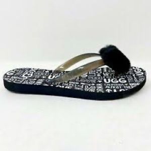 Ugg Black flip flop